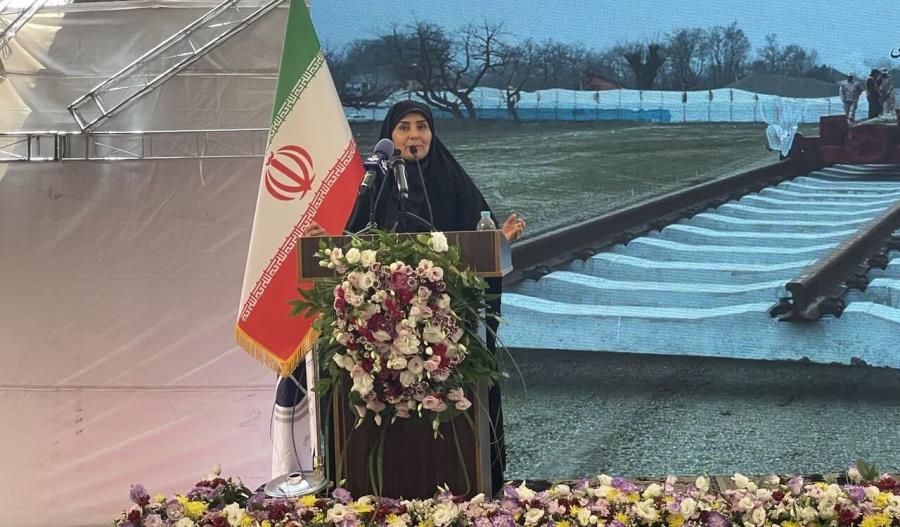 ریل‌گذاری راه‌آهن چهارمحال و بختیاری آغاز شد